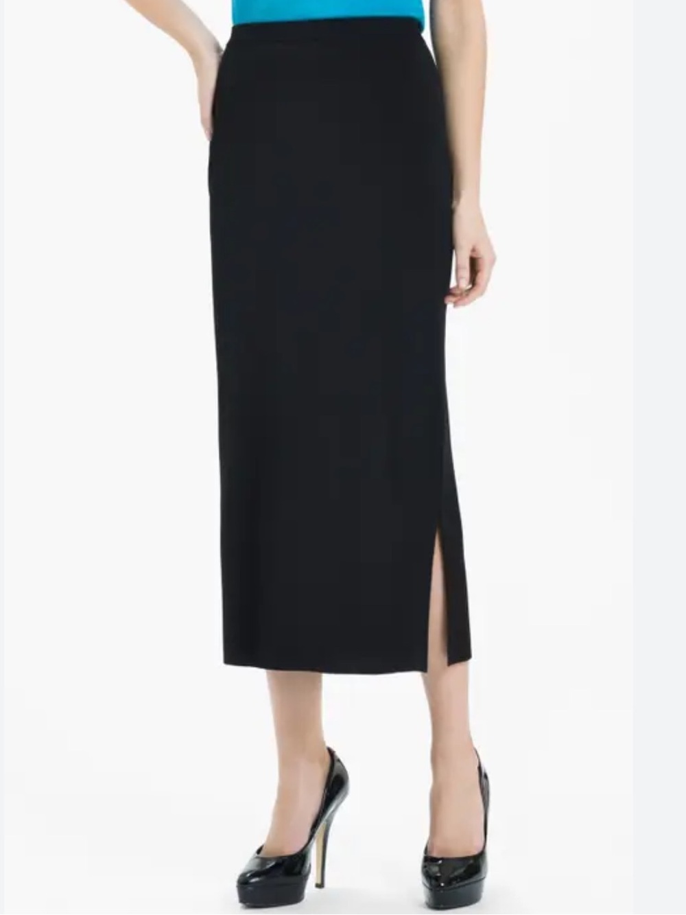 Ming Wang Long Black Skirt size XL/1X